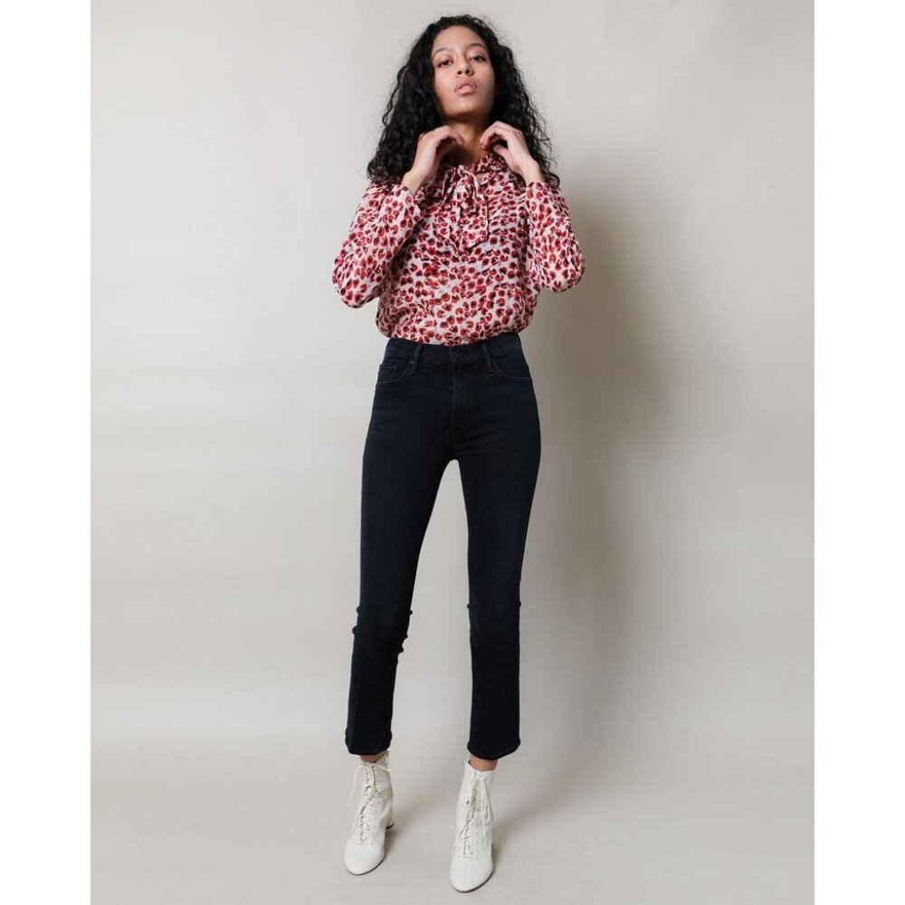 Mother Denim $228 The Insider Ankle in Blackbird - size 28